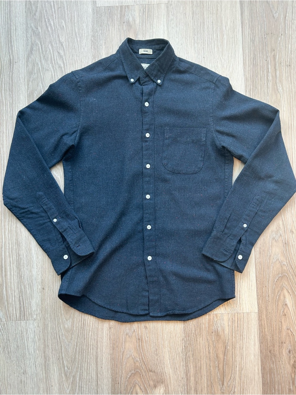 J.Crew Slim Speckled Marled Button Down Shirt